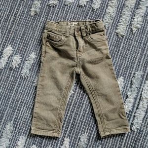 Cat & Jack Skinny Army Green Jeans